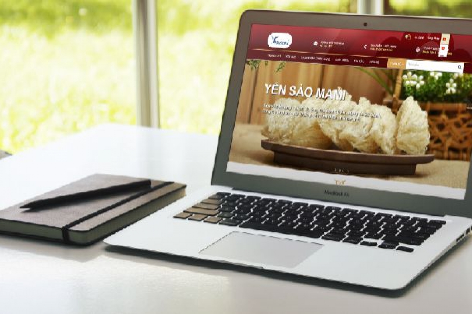 Thiết kế website bán hàng yến sào thực phẩm chức năng