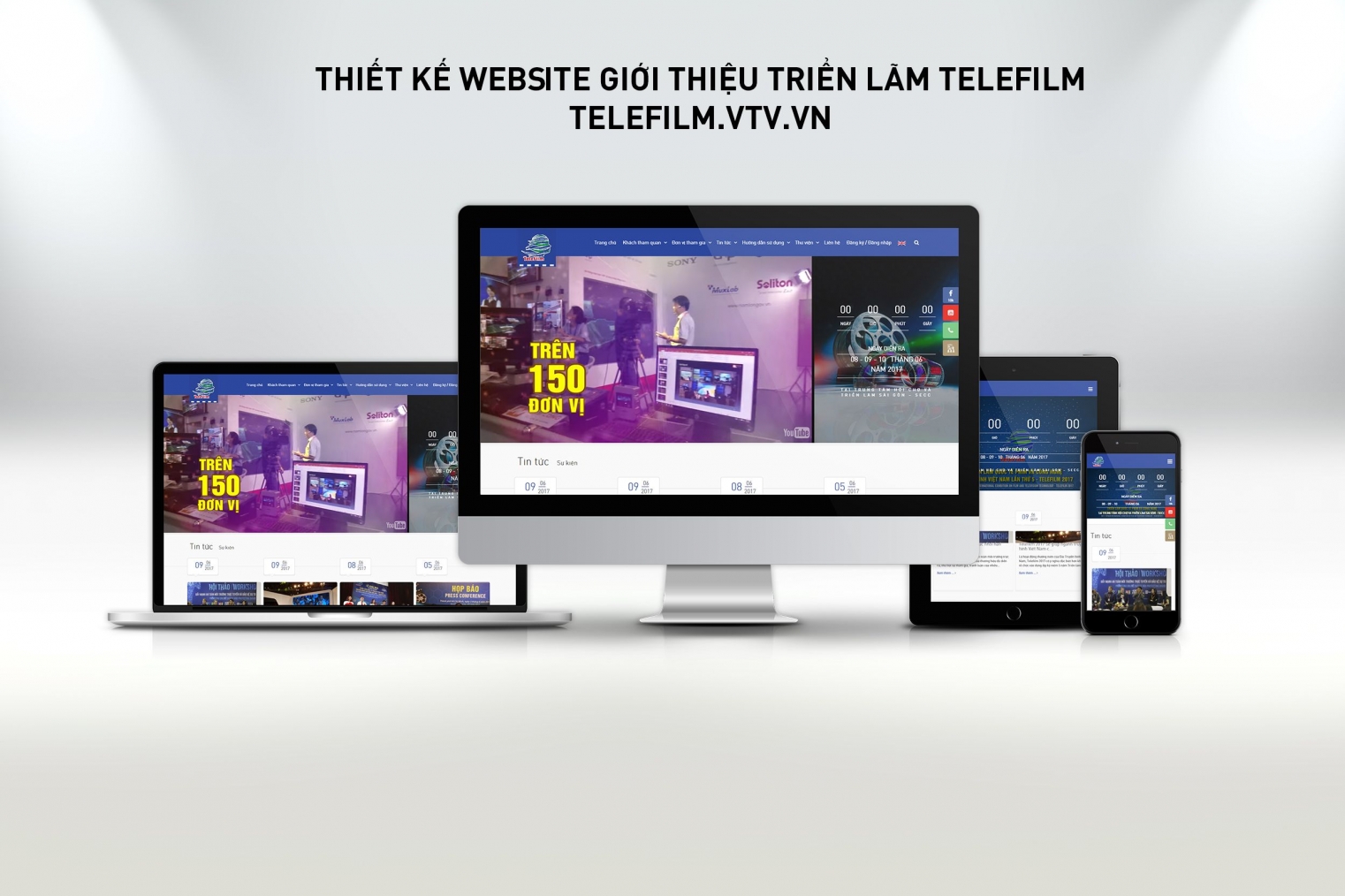 Thiết kế website giới thiệu chương trình triển lãm telefilm